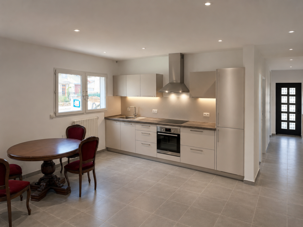 Pavillon Villepinte 112m² plain-pied non mitoyen entièrement rénové