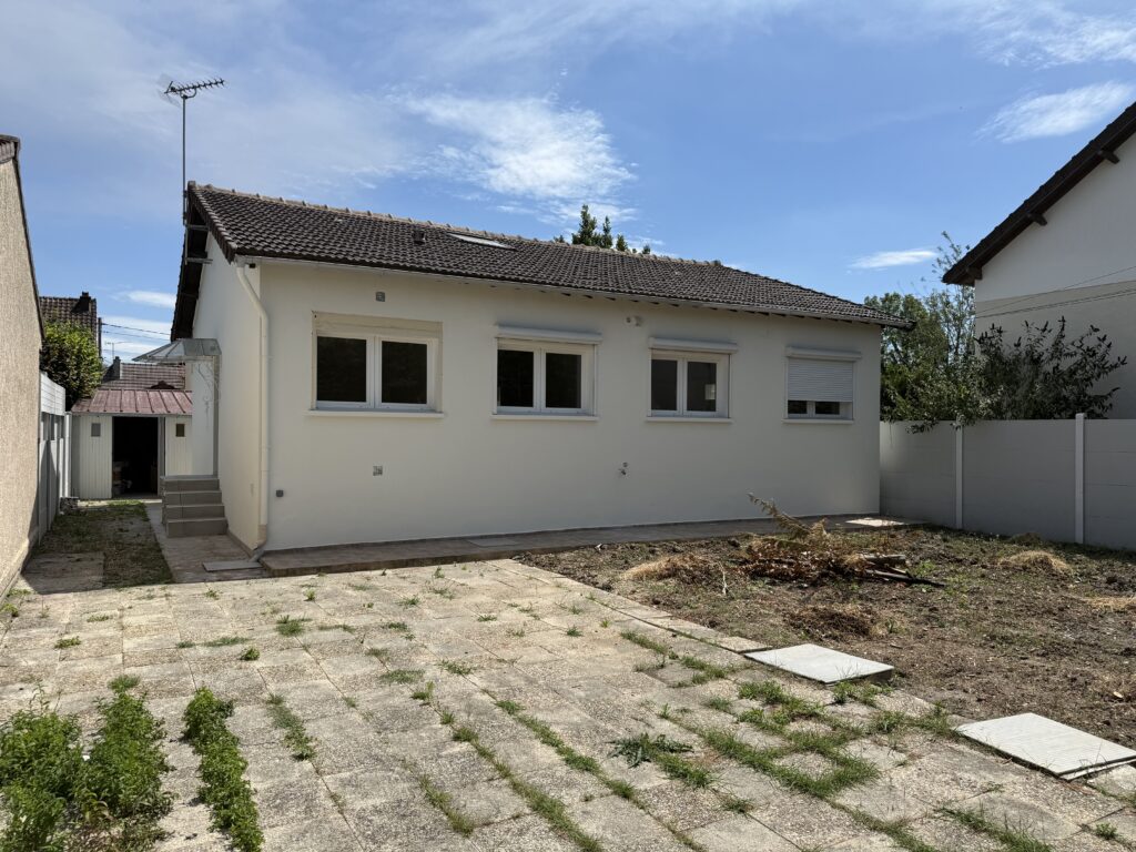 Pavillon Villepinte 112m² plain-pied non mitoyen entièrement rénové